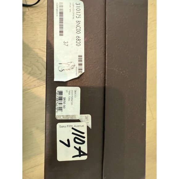 Women's Gucci 'Bernice' Patent Leather Peep-Toe Platform Pump, size 37 (EU) - Picture 12 of 16